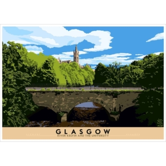 Image of Glasgow: River Kelvin and the University by Stewart Bremner